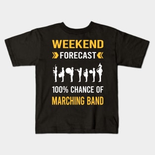 Weekend Forecast Marching Band Kids T-Shirt